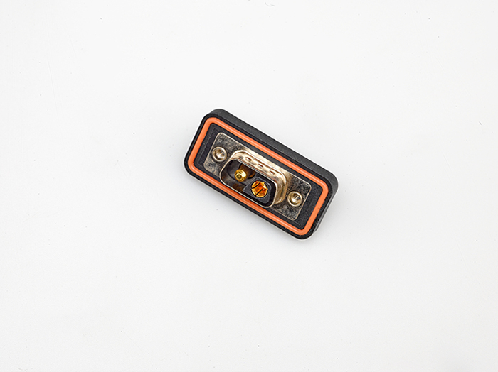 大電流防水2V2公座 焊線