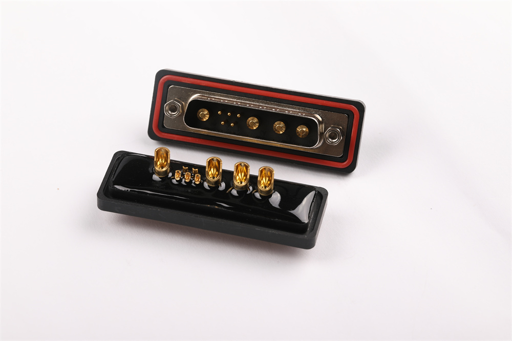 大電流防水9W4公座 焊線