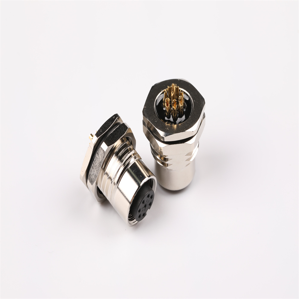 M12A-8P母線端前鎖